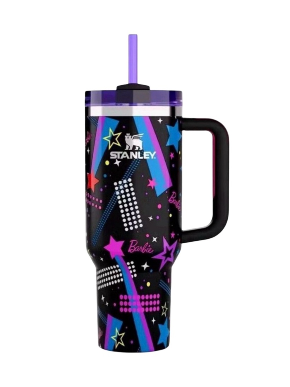 Stanley x Barbie 80’s Rockers Quencher H2.0 Tumbler - 40 Oz - Limited Edition - Picture 1 of 6